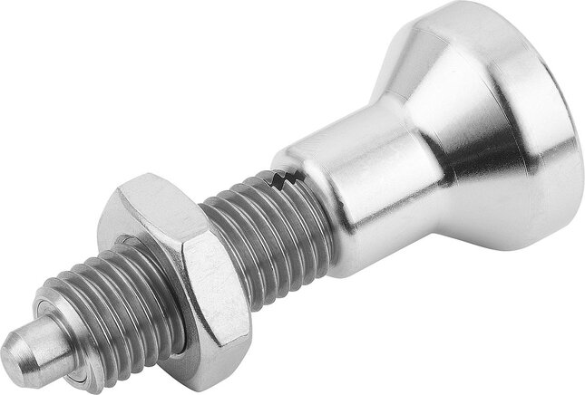 Arretierbolzen Edelstahl ohne Bund Form H