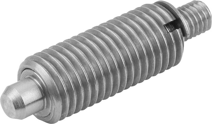 Arretierbolzen ohne Bund Form J