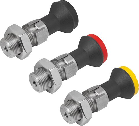 Betätigungselemente für Arretierbolzen mit Fernbetätigung