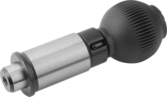 Präzisions-Arretierbolzen mit zylindrischem Arretierstift, Form B, arretierbar