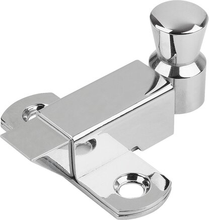 Riegel mit Rückstellfeder, Stahl oder Messing Riegel nach oben oder unten