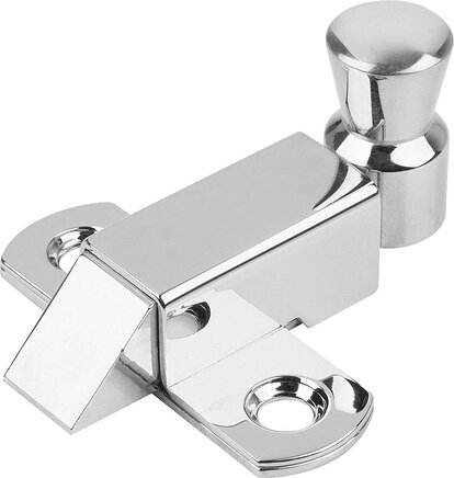 Riegel mit Rückstellfeder, Stahl oder Messing Riegel nach oben oder unten