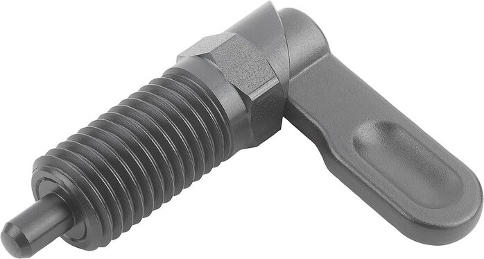 Sperrriegel mit Anschlag, Form A und C