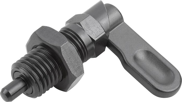 Sperrriegel mit Anschlag, Form B und D