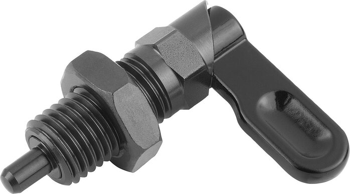 Sperrriegel mit Anschlag, Form B und D