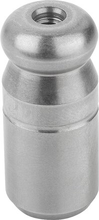 Aufnahmebolzen mit Kugelansatz, Form A