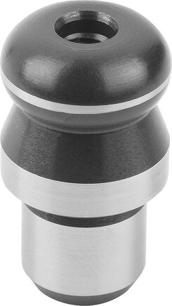 Aufnahmebolzen mit Kugelansatz, Form B