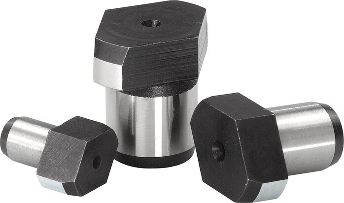 Freigefräste Positionsstifte, ungeschliffen