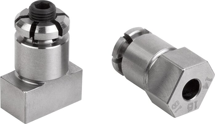 Positionierbolzen spreizbar