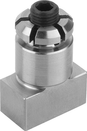 Positionierbolzen spreizbar