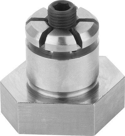 Positionierbolzen spreizbar