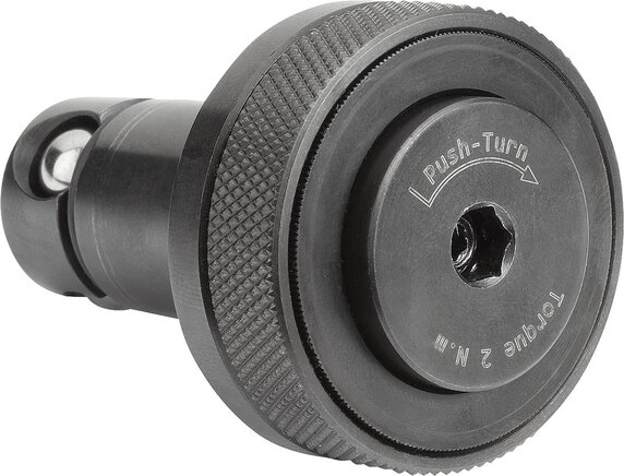 Positionierzylinder mit Schnellspannsystem