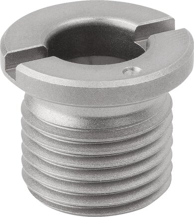 Aufnahmebuchsen Edelstahl für Positionierzylinder, pneumatisch