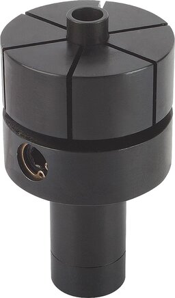 Spanndorne mit seitlicher Klemmung, Form B mit Einspannzapfen für Drehmaschinen