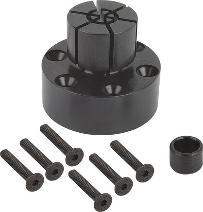 Spanndorne mit seitlicher Klemmung, Form A für Bearbeitungszentren, Bohr- und Fräsmaschinen