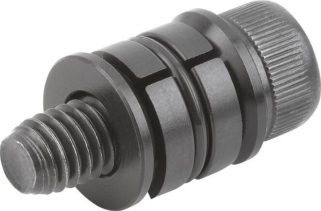 Zentrierspanner rund mit Zylinderschraube, Form B