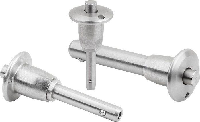 Kugelsperrbolzen mit Pilzgriff Edelstahl