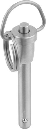 Kugelsperrbolzen mit Ringgriff Edelstahl