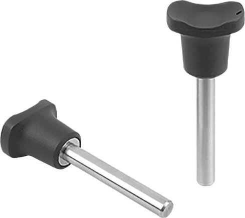 Steckbolzen mit magnetischer Axialsicherung