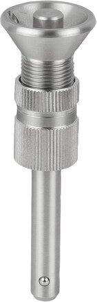 Kugelsperrbolzen mit Pilzgriff Edelstahl mit hoher Scherfestigkeit, verstellbar