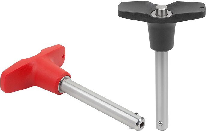 Kugelsperrbolzen mit T-Griff