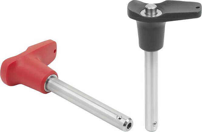 Kugelsperrbolzen mit L-Griff