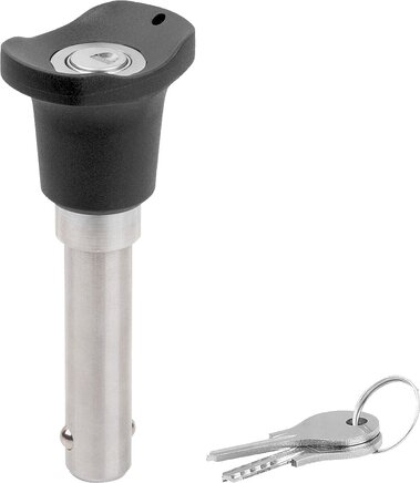 Kugelsperrbolzen abschließbar