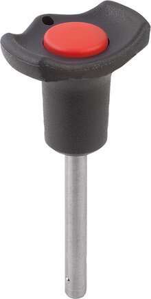 Kugelsperrbolzen, Form B, Kunststoffbund