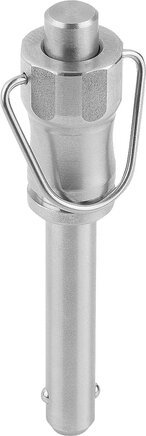 Kugelsperrbolzen Edelstahl, Form B