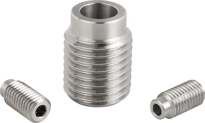 Aufnahmebuchsen für Kugelsperrbolzen