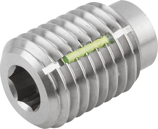 Aufnahmebuchsen für Kugelsperrbolzen mit Gewindesicherung