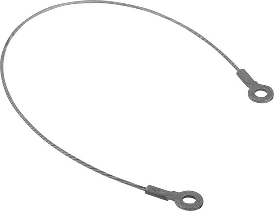 Halteseile Form B, beidseitig mit Quetschkabelschuh