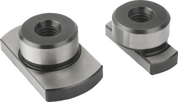 Nutensteine mit zylindrischer Fixierung