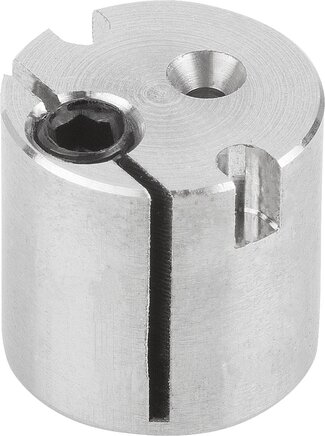 Aufnahme exzentrisch mit Zentrierbohrung