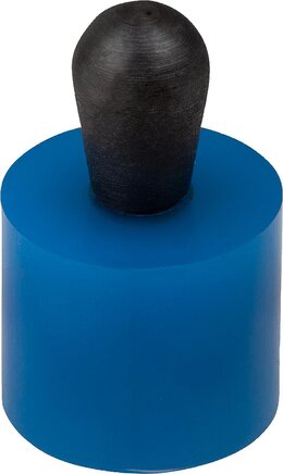 Federnde Seitendruckstücke mit Kunststofffeder, Druckbolzen aus Stahl