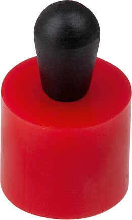 Federnde Seitendruckstücke mit Kunststofffeder, Druckbolzen aus Stahl