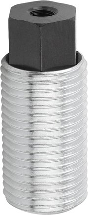 Federnde Zug- und Druckstücke mit Verdrehsicherung Form I