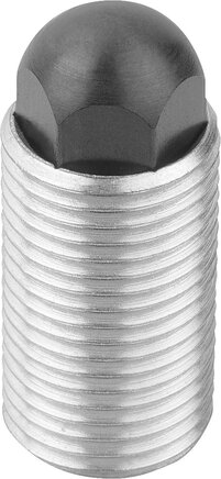 Federnde Zug- und Druckstücke mit Verdrehsicherung Form H