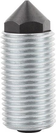 Federnde Zug- und Druckstücke mit Verdrehsicherung Form K