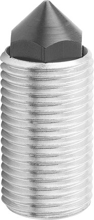 Federnde Zug- und Druckstücke mit Verdrehsicherung Form K