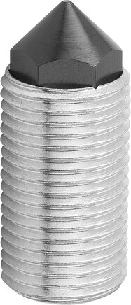 Federnde Zug- und Druckstücke mit Verdrehsicherung Form K