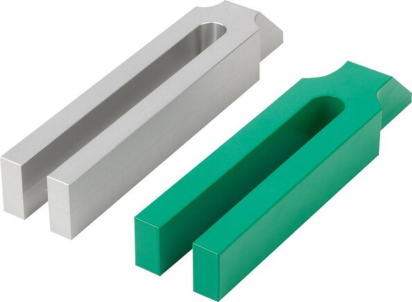 Spanneisen gabelförmig mit Nase Stahl und Aluminium