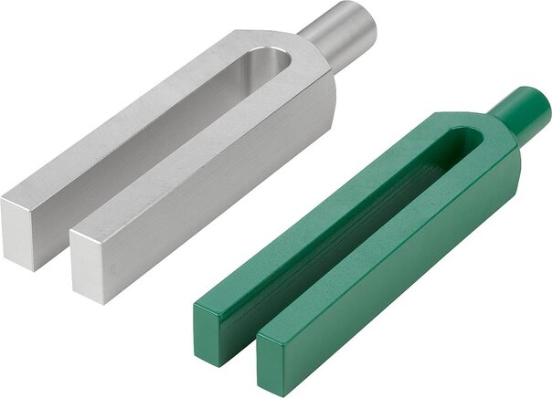 Spanneisen gabelförmig, runder Spannansatz Stahl und Aluminium DIN 6315 C