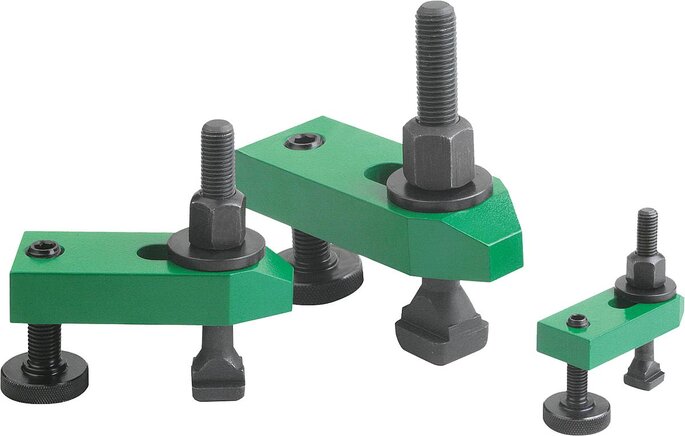 Spanneisen mit Schrauben