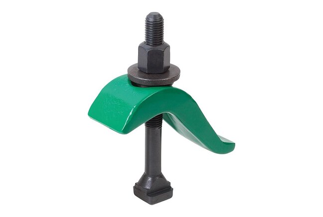 Spannpratzen stufenlos verstellbar Form B mit T-Nuten-Schraube, Mutter und Scheibe