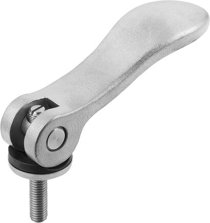 Exzenterhebel einstellbar Edelstahl mit Außengewinde