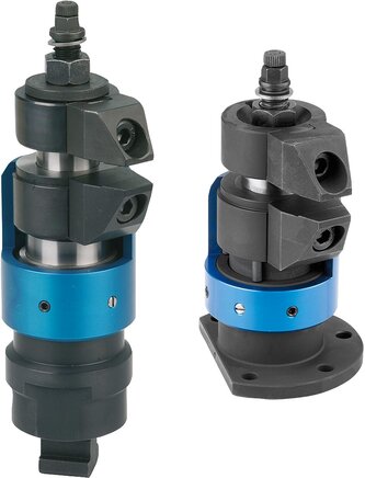 Schwimmspanner mit separater Werkstückklemmung und Verblockung