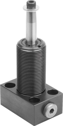 Schwenkspanner hydraulisch kompakt, doppelt / einfach wirkend mit Federrückstellung, Form B, Flansch unten