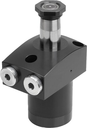 Schwenkspanner hydraulisch, doppelt / einfach wirkend mit Federrückstellung, Form A, Flansch oben