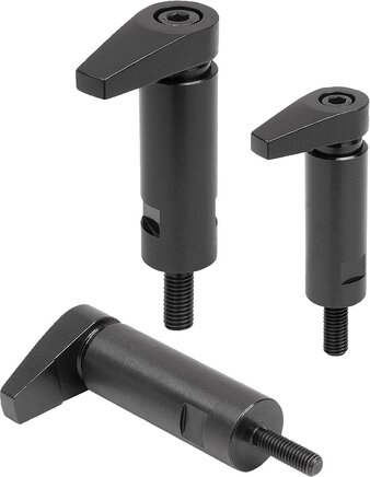 Spannhaken mit Bund mit verlängerter Spannpratze